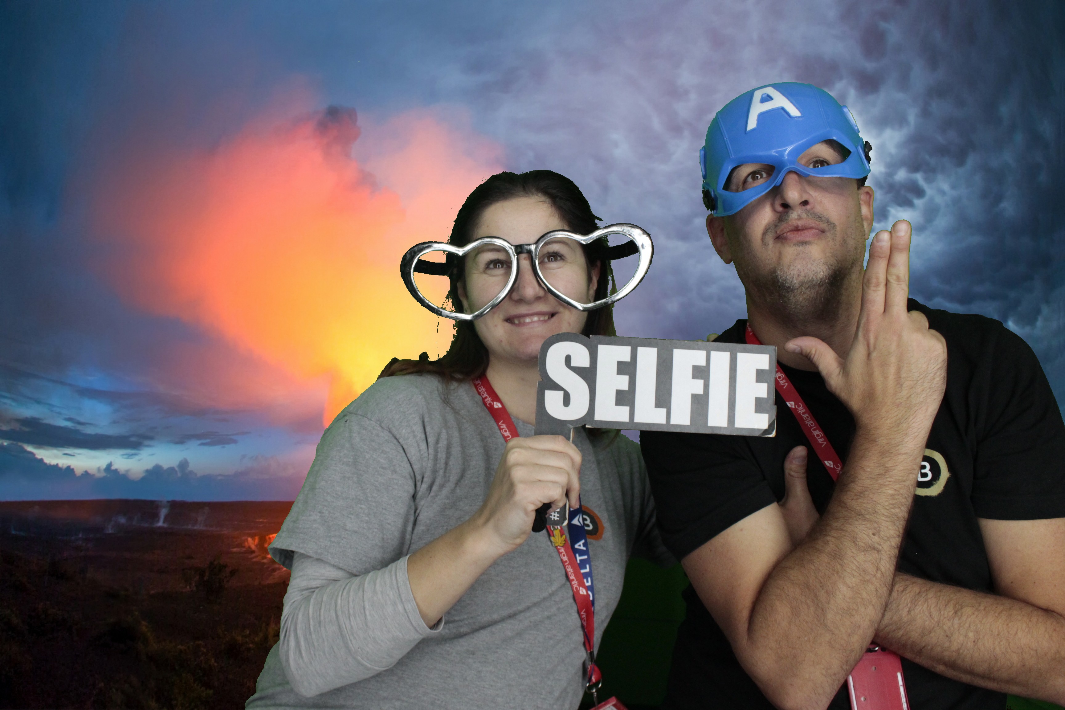 Hawaii Theme Virgin Holidays | View more photos from the event at gallery.myphotoboothexperience.co.uk/u/MyPhotoBoothExperienceLtd/Hawaii-Theme-Virgin-Holidays
